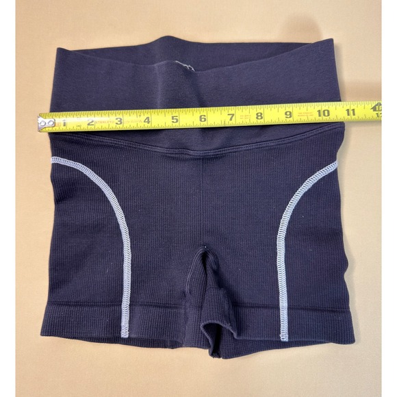 TigerFriday Unity Shorts Black Youth CL-AXXS Dancewear Athletic Ribbed HighWaist - Picture 3 of 7